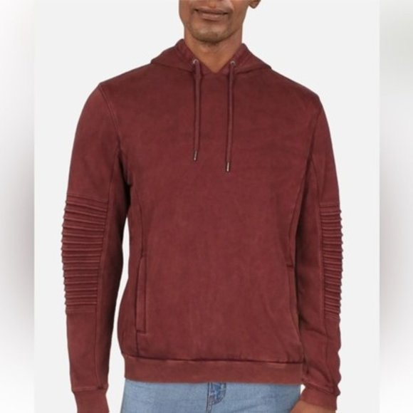 INC International Concepts Mens Fleece Moto Hoodie XXL NWT - Picture 1 of 2